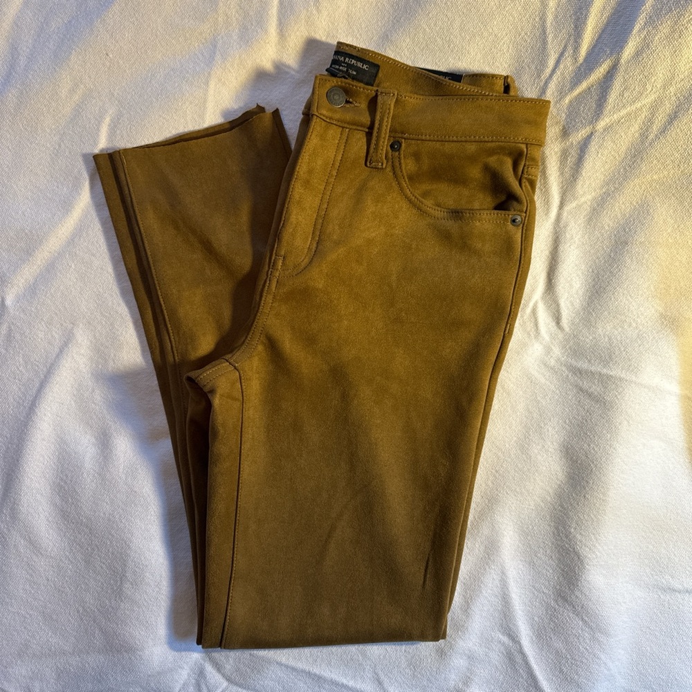 Banana Republic Suede Pants NWT